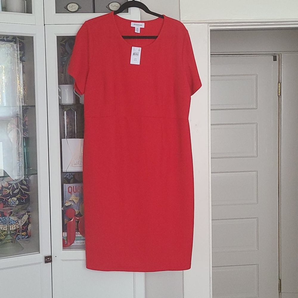 NWT motherhood maternity red sheath